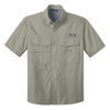 Eddie Bauer Men's Driftwood Beige S/S Fishing Shirt