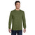 Econscious Men's Olive Organic Cotton Classic Long-Sleeve T-Shirt