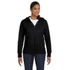 Econscious Women's Black Organic/Recyclyed Full-Zip Hoodie