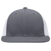 Pacific Headwear Graphite/White/Graphite Premium M2 Performance Trucker FlexFit Cap