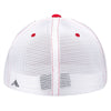 Pacific Headwear Red/White/Red Premium M2 Performance Trucker FlexFit Cap