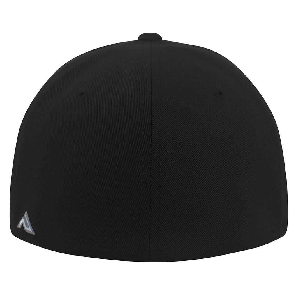 Pacific Headwear Black Premium A/C2 Performance FlexFit Cap