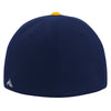 Pacific Headwear Navy/Gold Premium A/C2 Performance FlexFit Cap