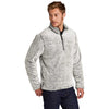 Port Authority Men's Grey Heather Cozy 1/4 Zip Fleece