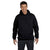 Hanes Men's Black 9.7 oz. Ultimate Cotton 90/10 Pullover Hood