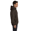 Hanes Men's Dark Chocolate 9.7 oz. Ultimate Cotton 90/10 Pullover Hood