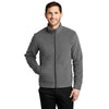 Port Authority Men's Gusty Grey/Sterling Grey Ultra Warm Brushed Fleece Jacket