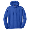 Sport-Tek Men's True Royal/White Tech Fleece Colorblock Hooded Sweatshirt