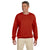 Hanes Men's Deep Red 9.7 oz. Ultimate Cotton 90/10 Fleece Crew