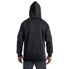 Hanes Men's Black 9.7 oz. Ultimate Cotton 90/10 Full-Zip Hood