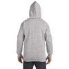 Hanes Men's Light Steel 9.7 oz. Ultimate Cotton 90/10 Full-Zip Hood