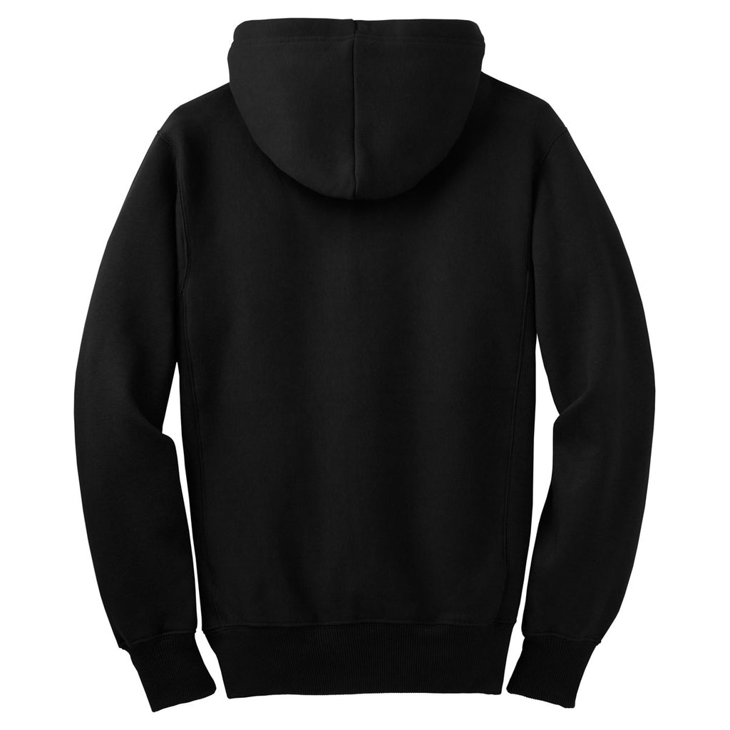 Sport-Tek Men's Black Super Heavyweight Full-Zip Hooded Sweatshirt