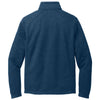 Port Authority Men's Insignia Blue Heather Arc Sweater Fleece Jacket