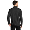 Port Authority Men's Deep Black Heather Collective Striated Fleece Jacket