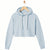 Feat Women's BurrBlue BlanketBlend Crop Hoodie