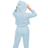 Feat Women's BurrBlue BlanketBlend Crop Hoodie