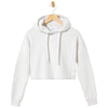 Feat Women's White BlanketBlend Crop Hoodie