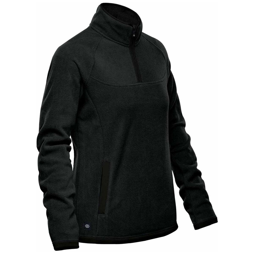 Stormtech Women's Black Shasta Tech Fleece Quarter Zip