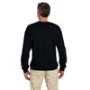 Gildan Unisex Black Heavy Blend 50/50 Fleece Crew