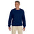 Gildan Unisex Navy Heavy Blend 50/50 Fleece Crew