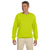 Gildan Unisex Safety Green Heavy Blend 50/50 Fleece Crew