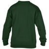 Gildan Youth Forest Green Heavy Blend 8 oz. 50/50 Fleece Crew