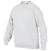 Gildan Youth White Heavy Blend 8 oz. 50/50 Fleece Crew