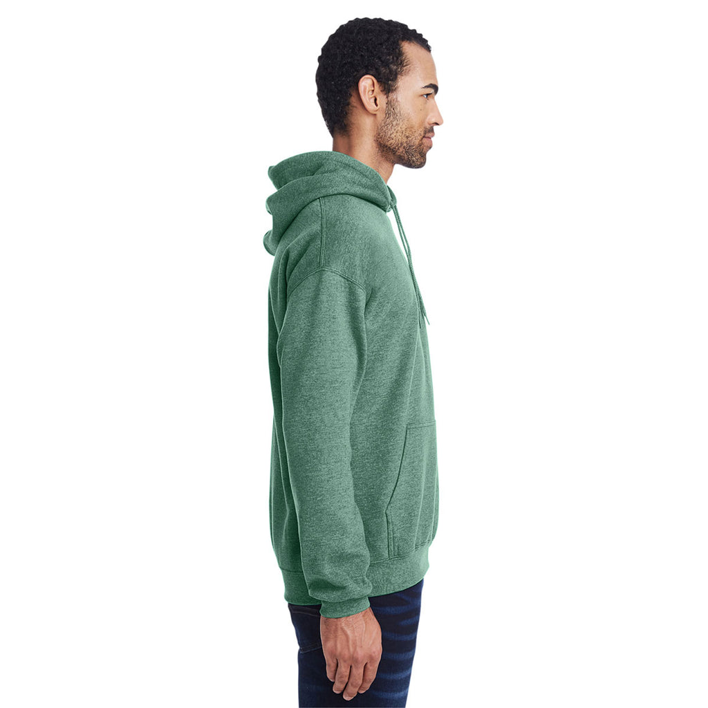 Gildan Unisex Heather Sport Dark Green Heavy Blend 50/50 Hoodie