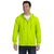 Gildan Unisex Safety Green Heavy Blend 50/50 Full Zip Hoodie