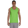 Gildan Men's Lime Ultra Cotton 6 oz. Tank