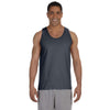 Gildan Men's Charcoal Ultra Cotton 6 oz. Tank