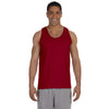 Gildan Men's Cardinal Red Ultra Cotton 6 oz. Tank