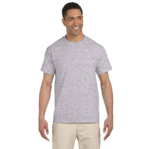 Gildan Unisex Sport Grey Ultra Cotton Pocket T-Shirt