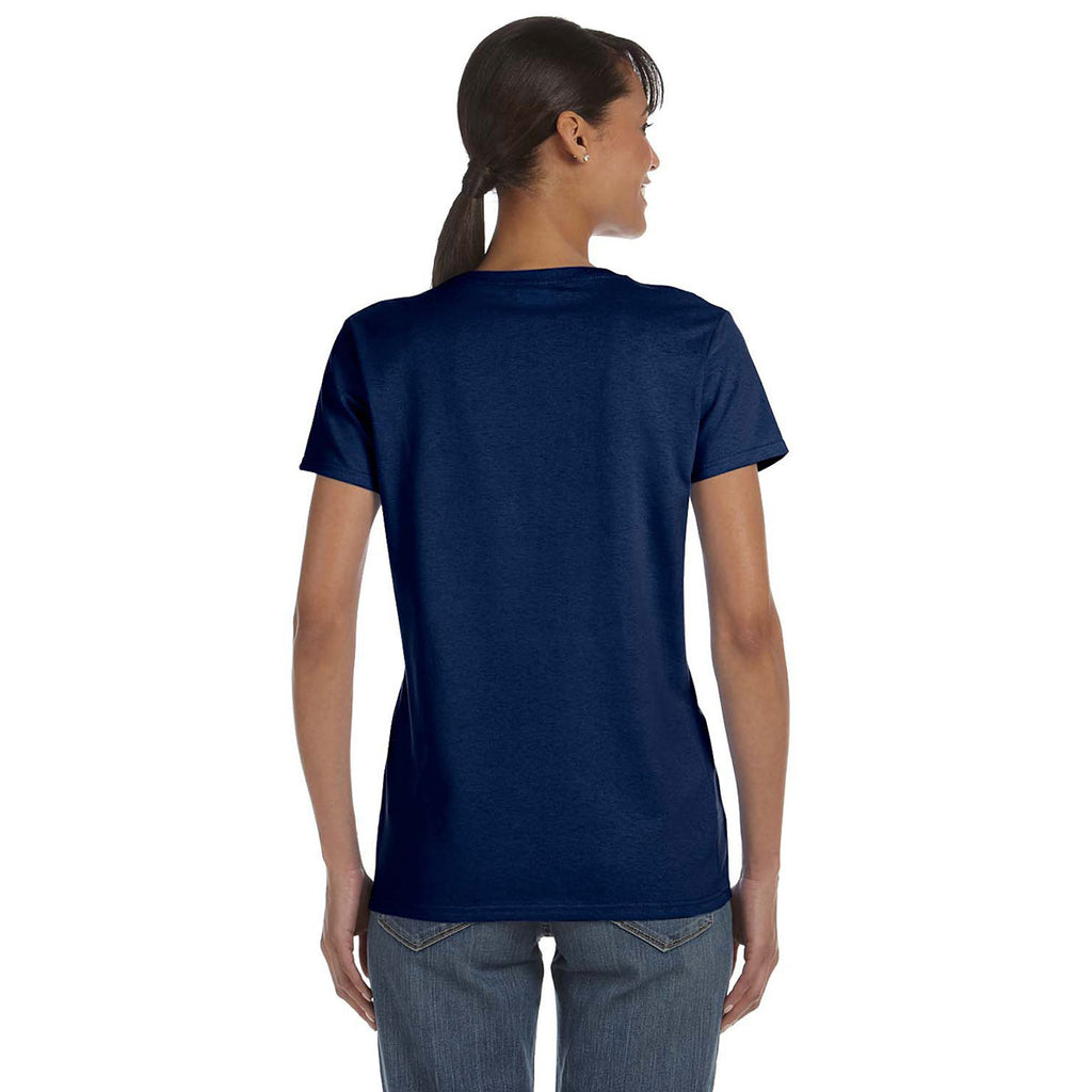 Gildan Women's Navy 5.3 oz. T-Shirt