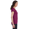 Gildan Women's Berry SoftStyle 4.5 oz. Fitted V-Neck T-Shirt