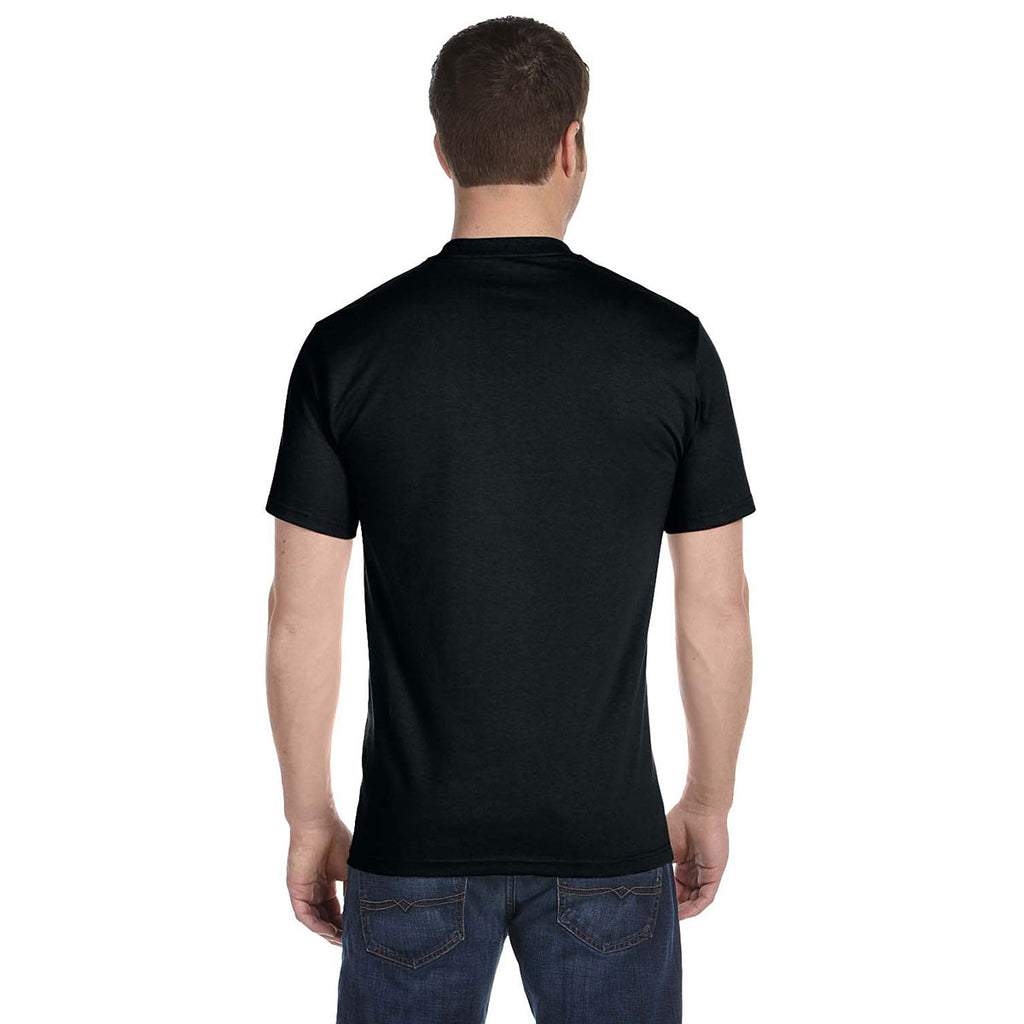 Gildan Unisex Black 5.5 oz. 50/50 T-Shirt