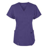 Grey's Anatomy Women's Amethyst Mock Wrap Top