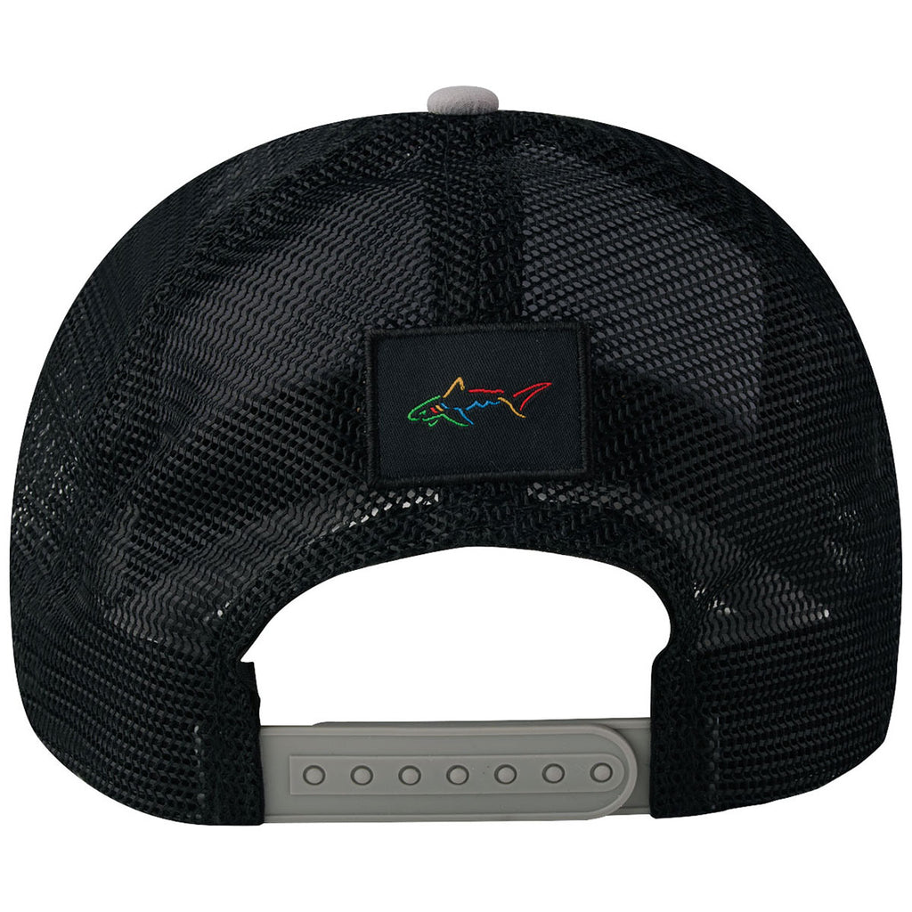 Greg Norman Grey Performance Trucker Cap