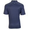 Greg Norman Men's Navy Microlux Cart Print Polo