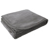 Logomark Charcoal Brookshire Micro-Plush Blanket