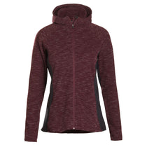 Landway Women's Dark Red Kendra Thermal Knit Jacket
