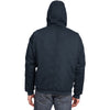 Berne Men's NavyHighland Washed Cotton Duck Hooded Jacket