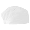 Edwards White Beanie Cap with Elastic Back