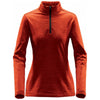 Stormtech Women's Fire Orange Base Thermal 1/4 Zip