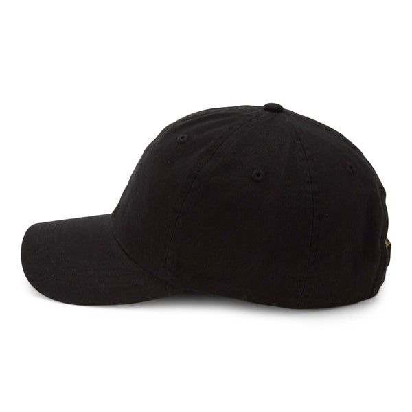 Paramount Apparel Black Garment Washed Cap