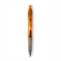 BIC Clear Orange Intensity Clic Gel Pen with Black Ink