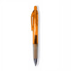 BIC Clear Orange Intensity Clic Gel Pen with Blue Ink