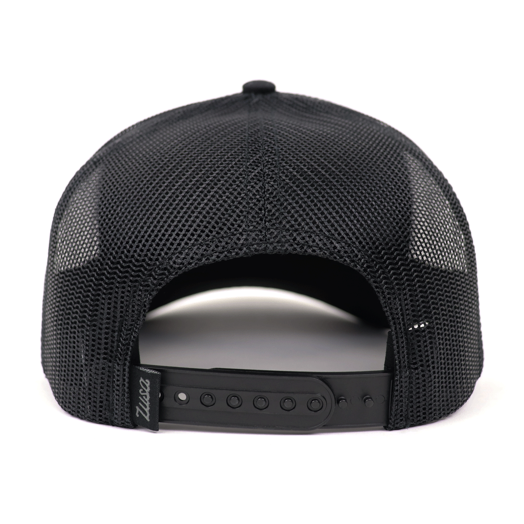 Zusa Black/Black Open Road Trucker Cap