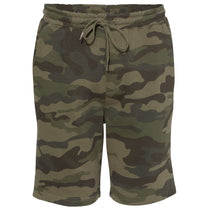 Independent Trading Co. Men's Forest Camo Midweight Fleece Short