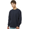 Independent Trading Co. Men's Navy Heavyweight Crewneck Sweatshirt